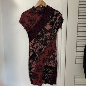 UO High Neck floral dress
